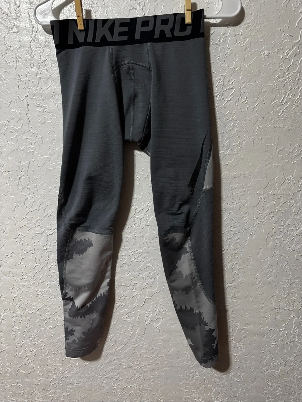 Nike Pro Kids Hyperwarm Tights Cool Grey/Black
